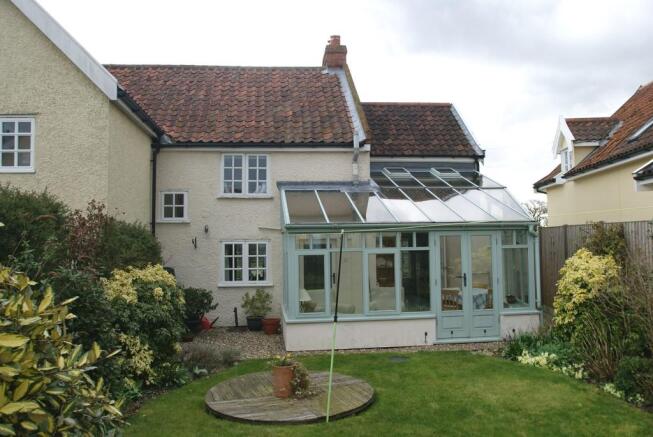 Rear of house