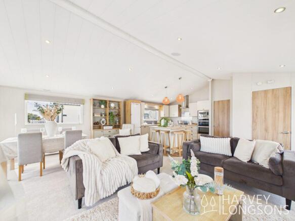 Spacious Open Plan Living Area in the Willerby Eve