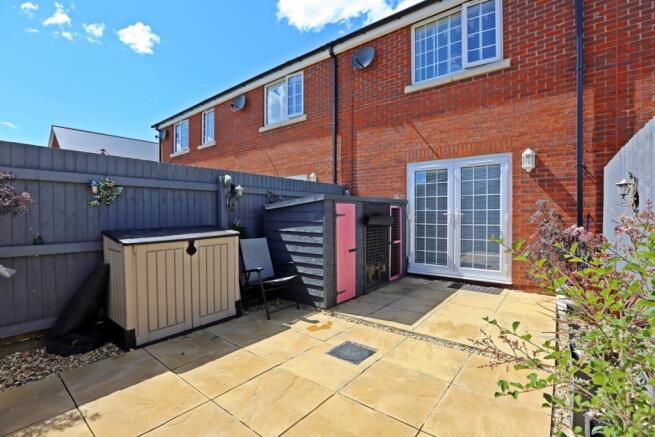 Rear of property