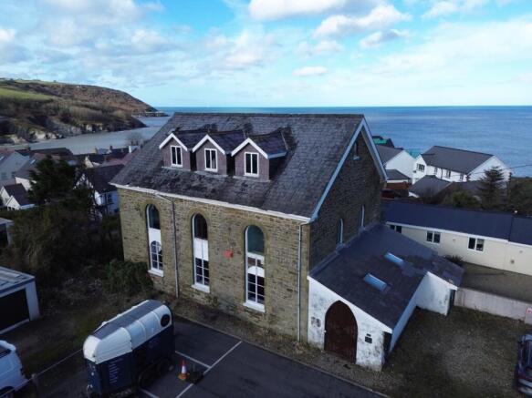 Studio detached on Brynseion Chapel, Heol Y Graig, Aberporth, Cardigan SA43 2HB, £199,000