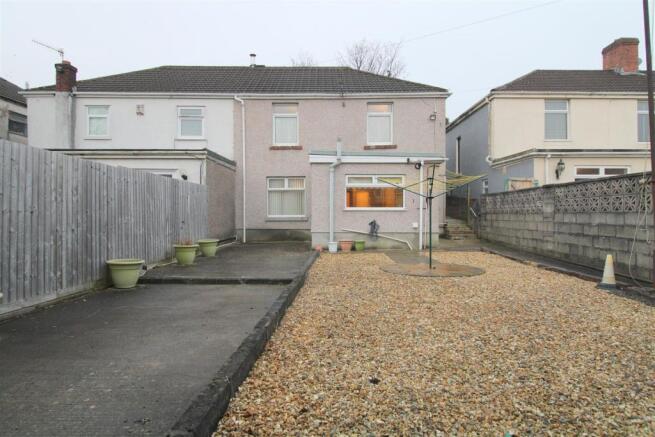 Rear view of property
