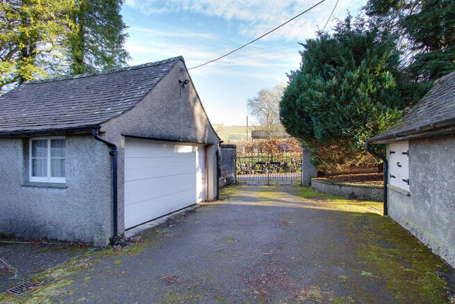 Garage and driveway