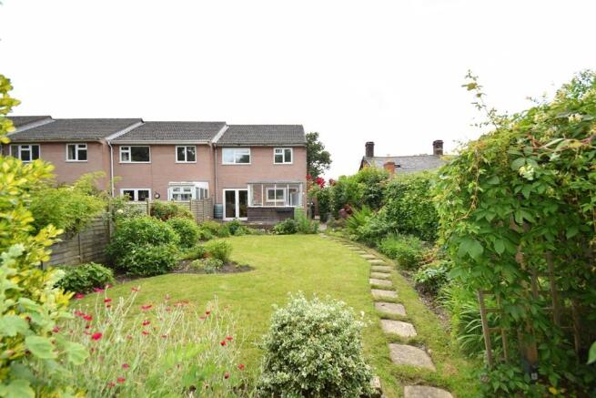 rear of property