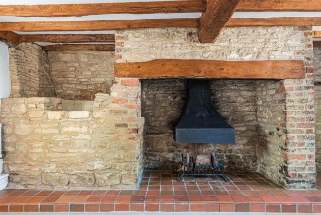 Open fireplace