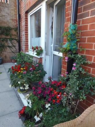 Front patio area