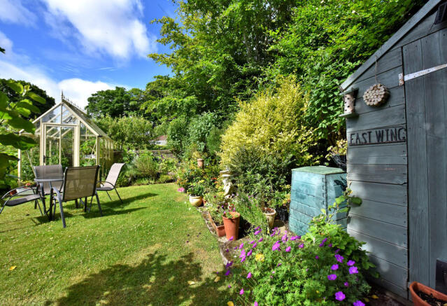 Rear private garden alternative view