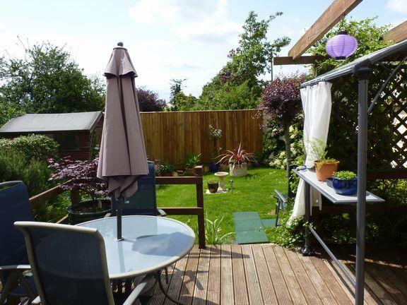 summer entertaining area.