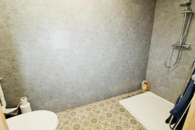 Downstairs shower room