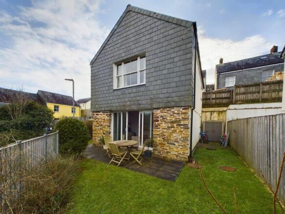 rear elevation and garden
