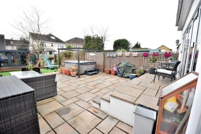 South facing rear garden