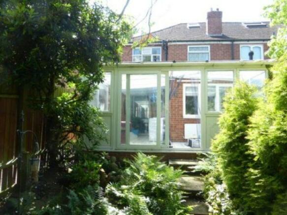 Rear of property