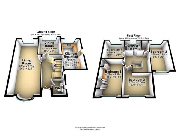 Ebor Close, Poppleton, 3D