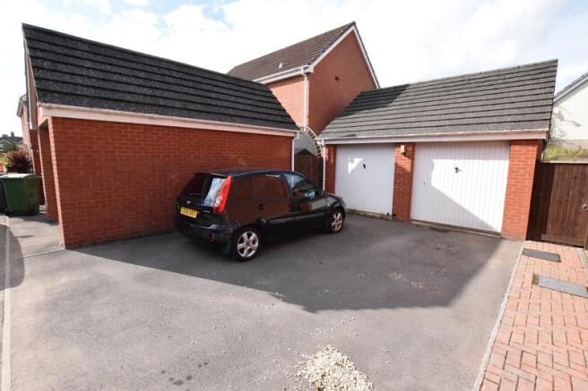 Double Garage and Driveway