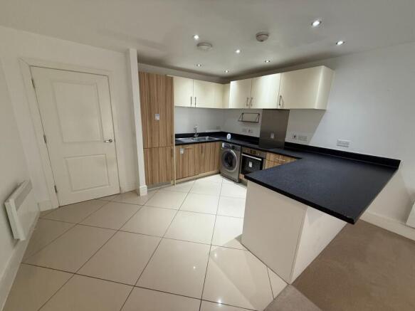 Open plan kitchen/living room