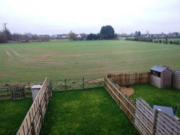 rear garden and view