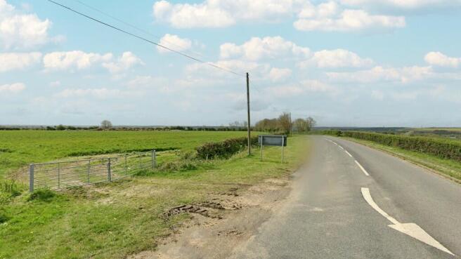 Road frontage.