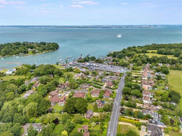 Aerial View towards Solent
