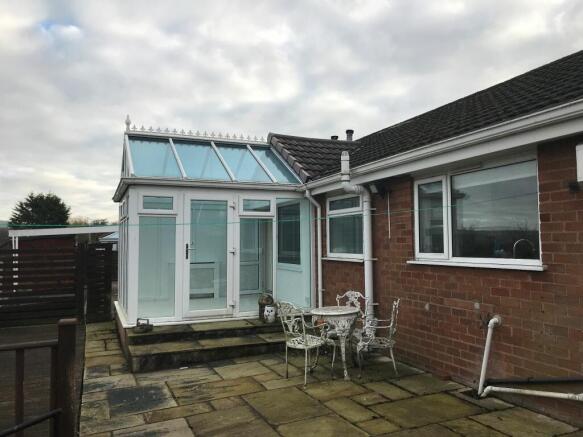Rear of property