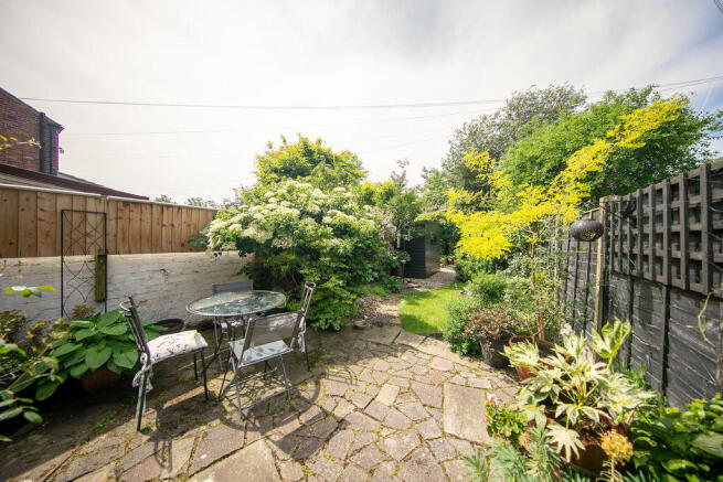 Mature private garden