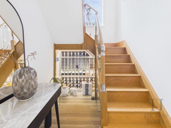 Staircase/Wine Storage
