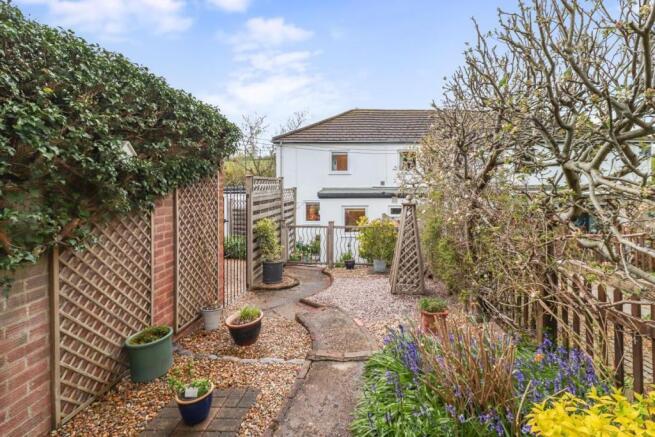 Rear courtyard