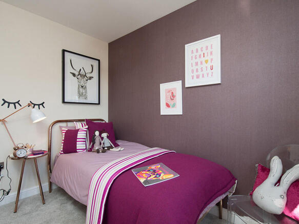 Perfectly sized fourth bedroom