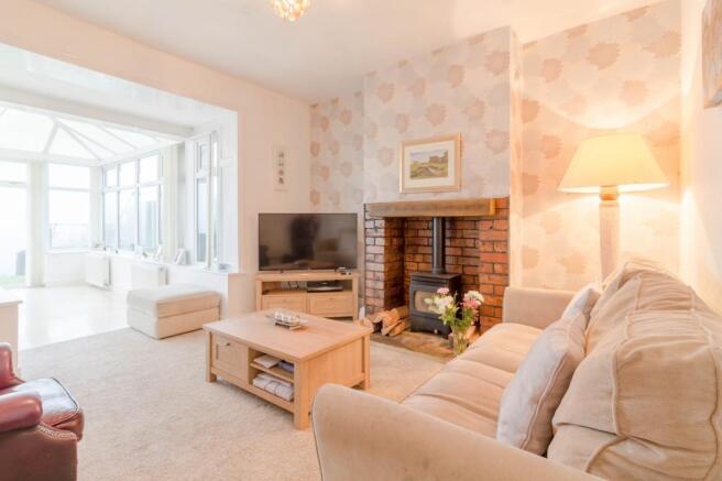 Living Room into Conservatory
