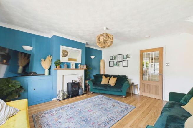 Spacious, Stylishly Presented Living Room