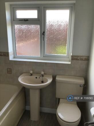 Bathroom. Blinds Are Being Fitted