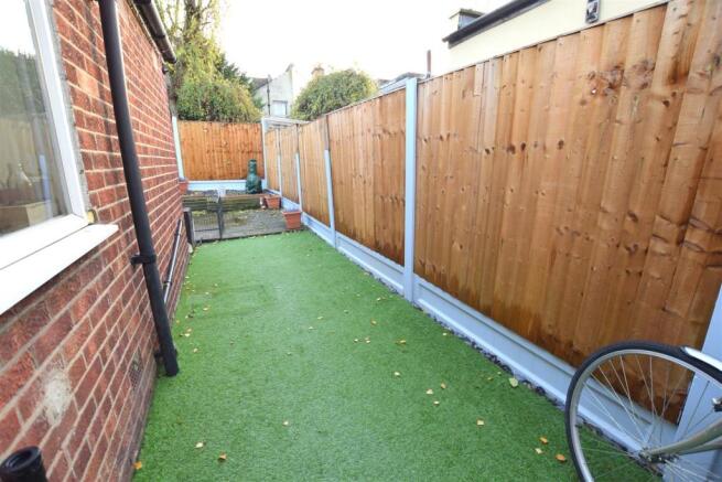 Rear garden: