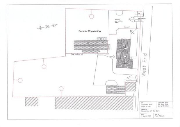 Site Plan For Barn