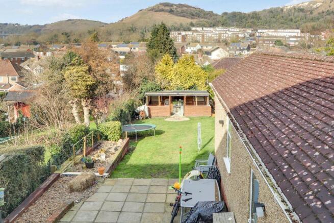 Elevated view of Garden