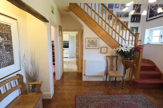 Hallway leading to kitchen