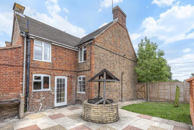 Rear of property