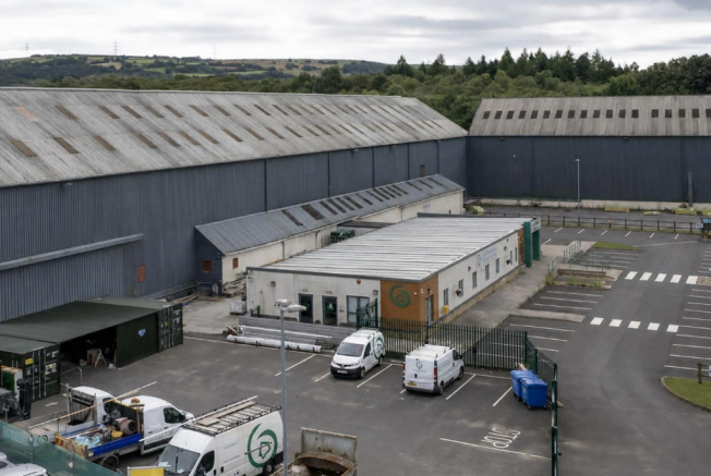 Warehouse Frontage and Parking