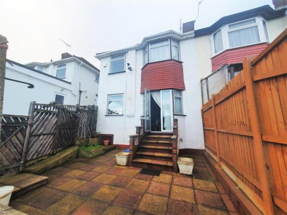 Rear patio