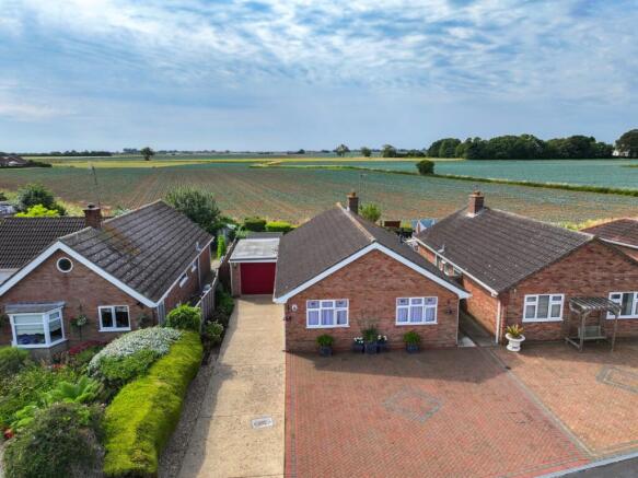 Elevated View of Property
