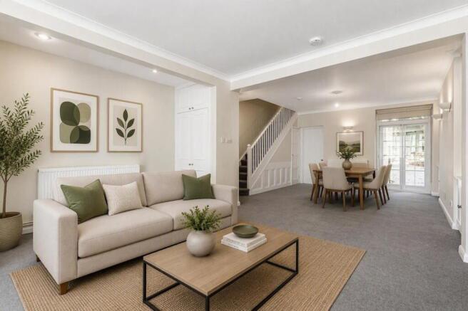 Living Room - Virtually Staged