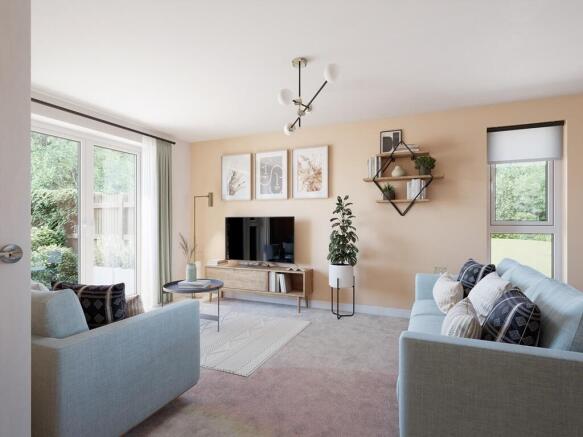 The living room is perfect to unwind and relax