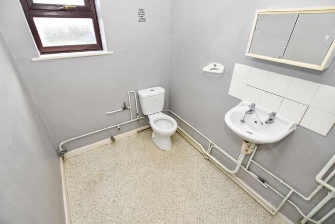 Ground floor cloakroom