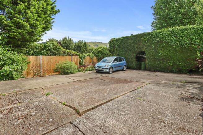 rear parking area