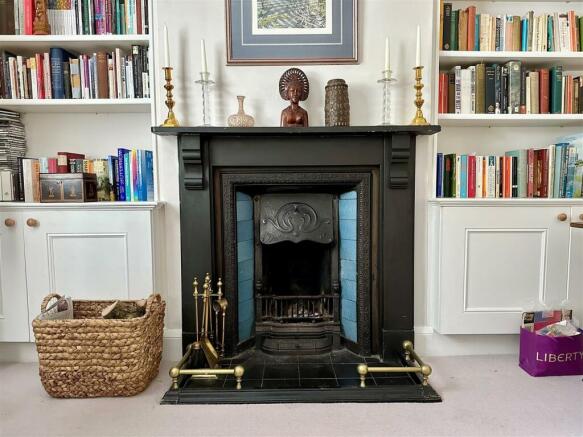 open fire/sitting room