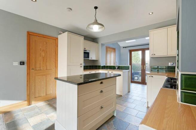 Open plan living area