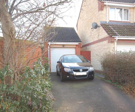 Garage and driveway