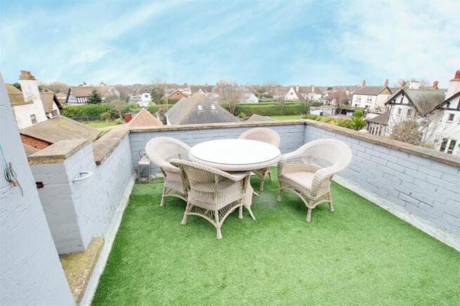 Penthouse rear terrace