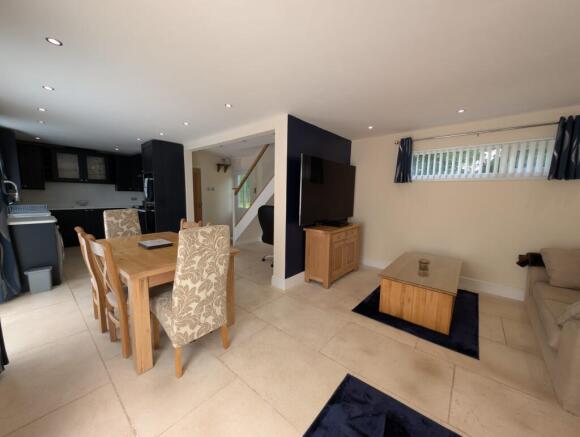 Open plan kitchen/diner/living room