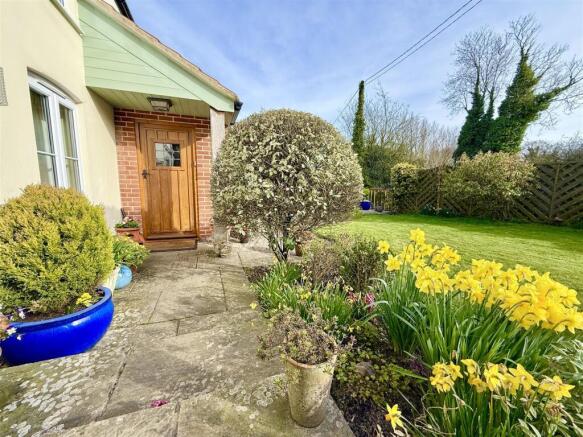 entrance and garden