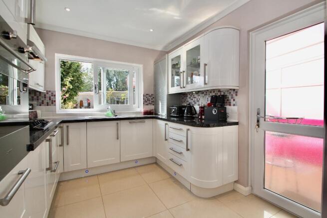 Kitchen and door to Conservatory