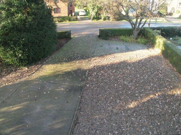 Driveway entrance
