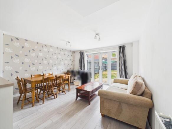 Open plan kitchen - living - dining room
